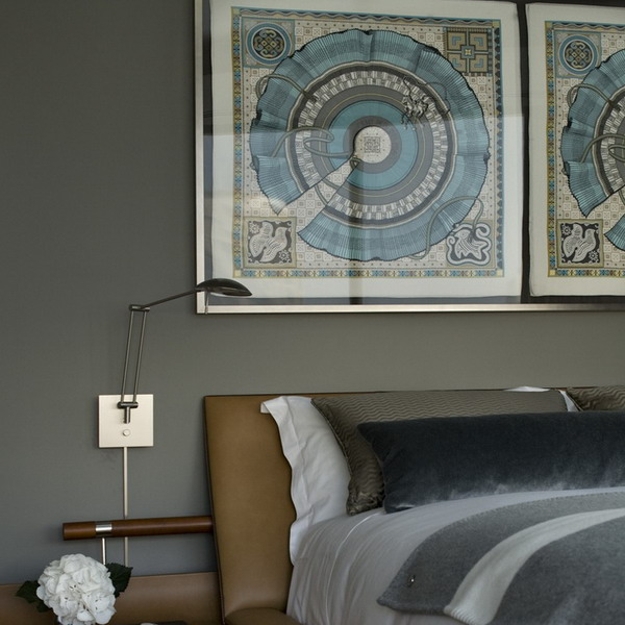 beautiful wall decorating ideas silk fabrics