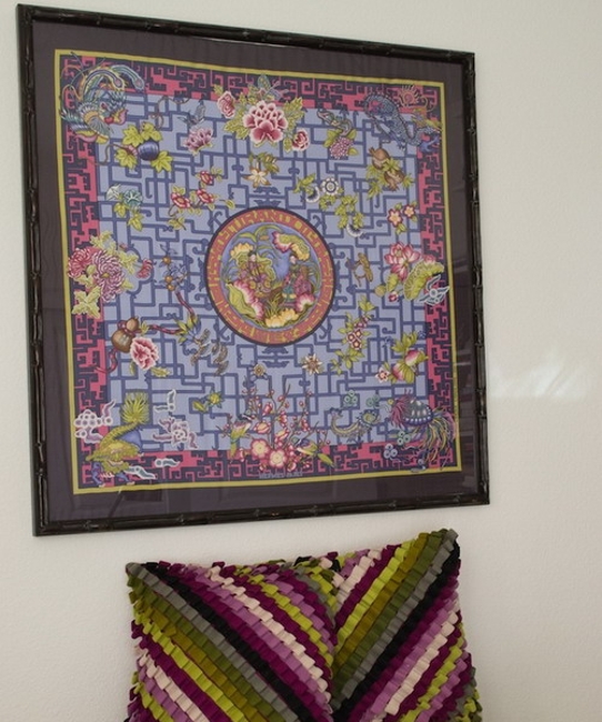 beautiful wall decorating ideas silk fabrics