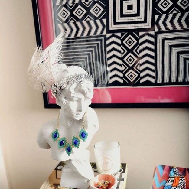 beautiful wall decorating ideas silk fabrics
