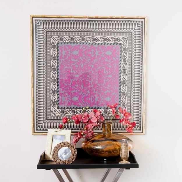 beautiful wall decorating ideas silk fabrics