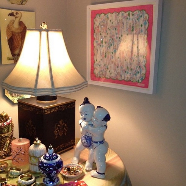 beautiful wall decorating ideas silk fabrics