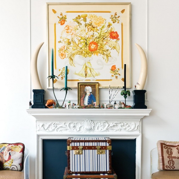fireplace wall decorating