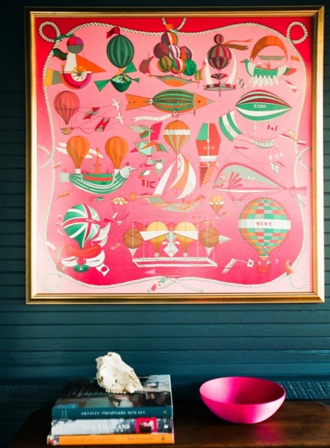 beautiful wall decorating ideas silk fabrics