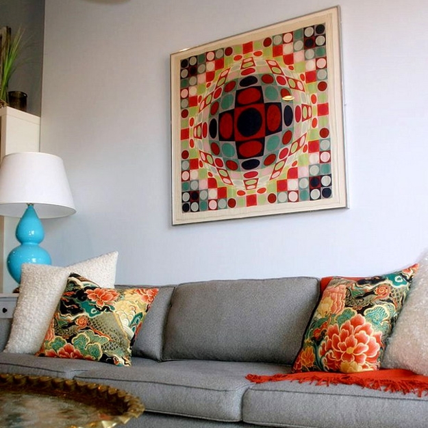 living room wall decorating