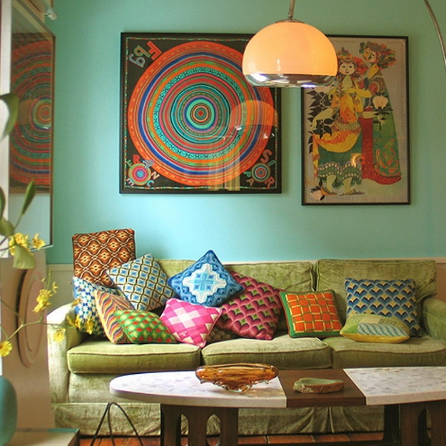 beautiful wall decorating ideas silk fabrics