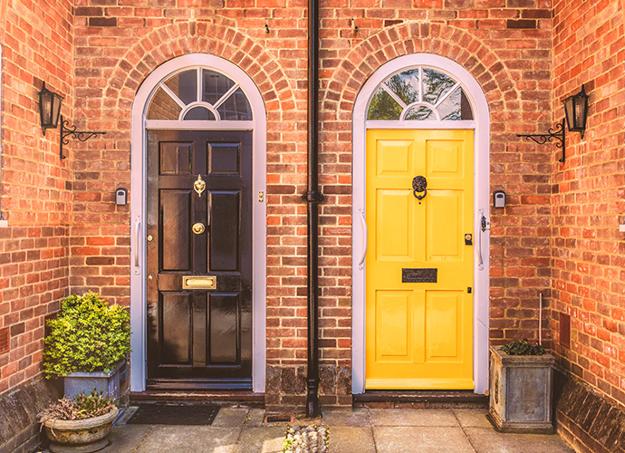choosing modern front door color