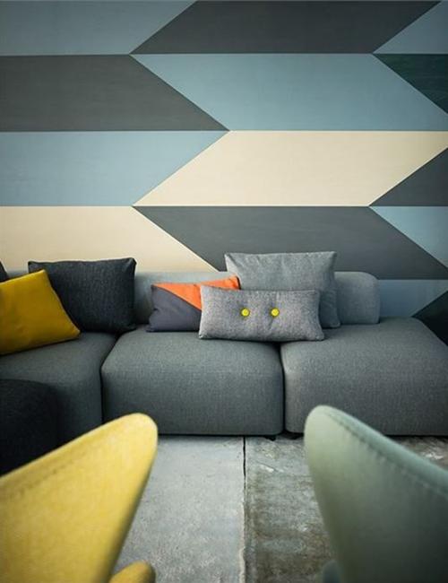 geometric patterns shapes modern interiors