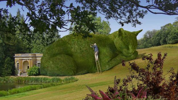 creative topiary themes unique yard decorations