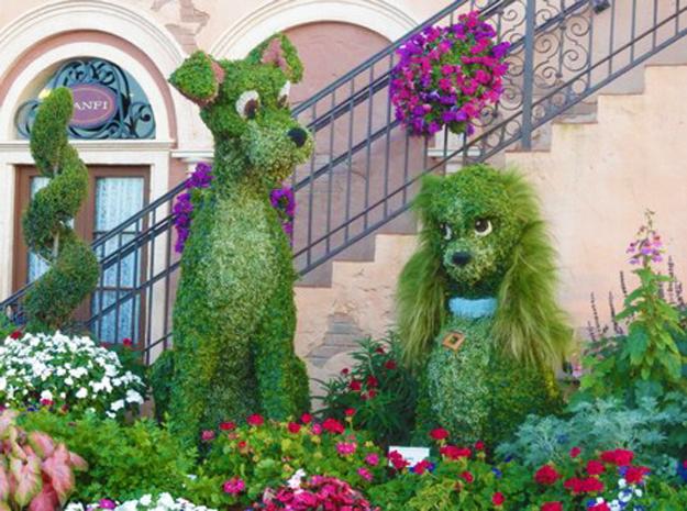 creative topiary themes unique yard decorations