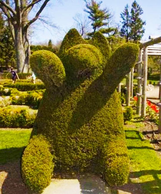 creative topiary themes unique yard decorations