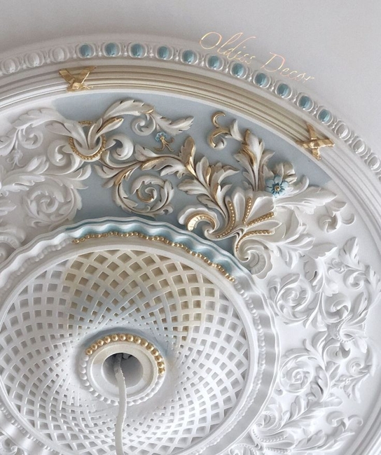 how make decorations medallion painting ideas