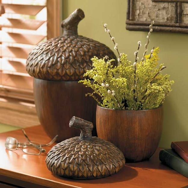 acorns crafts diy home decorations
