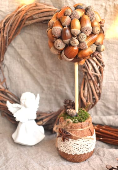 acorns crafts diy home decorations