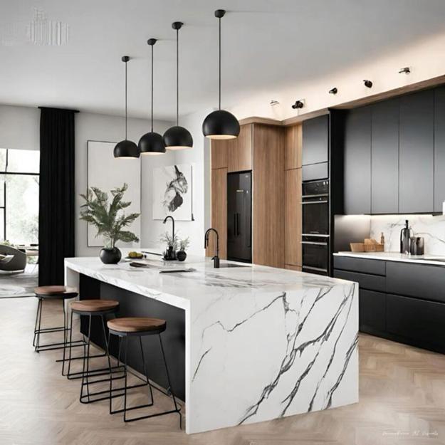 modern kitchens stone island designs