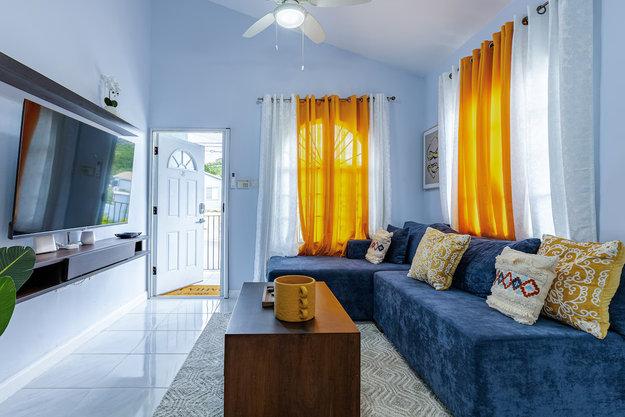 colorful curtains modern window treatment ideas