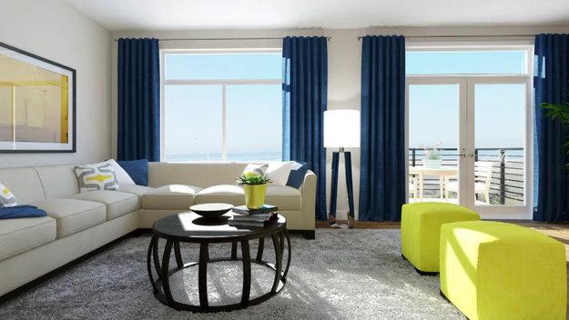 colorful curtains modern window treatment ideas