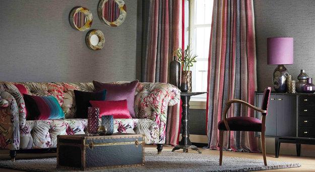 colorful curtains modern window treatment ideas