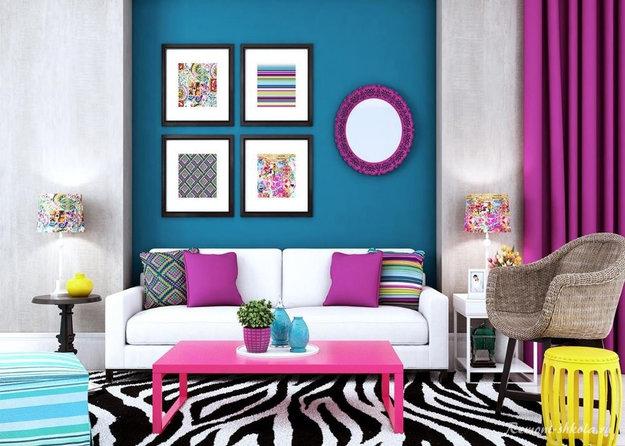 colorful curtains modern window treatment ideas
