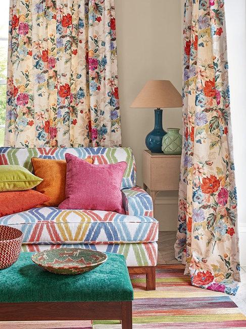 colorful curtains modern window treatment ideas