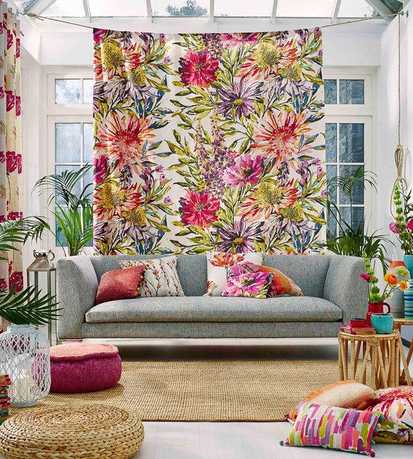 colorful curtains modern window treatment ideas