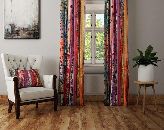 colorful curtains modern window treatment ideas