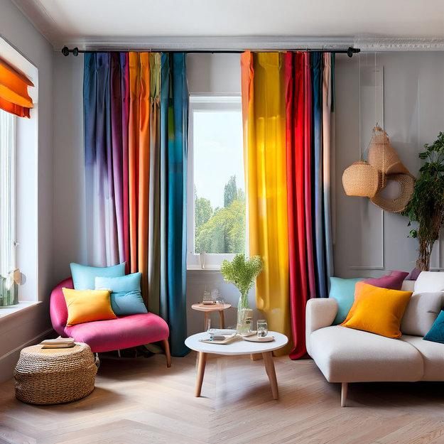 matching living room furniture upholstery colorful curtains