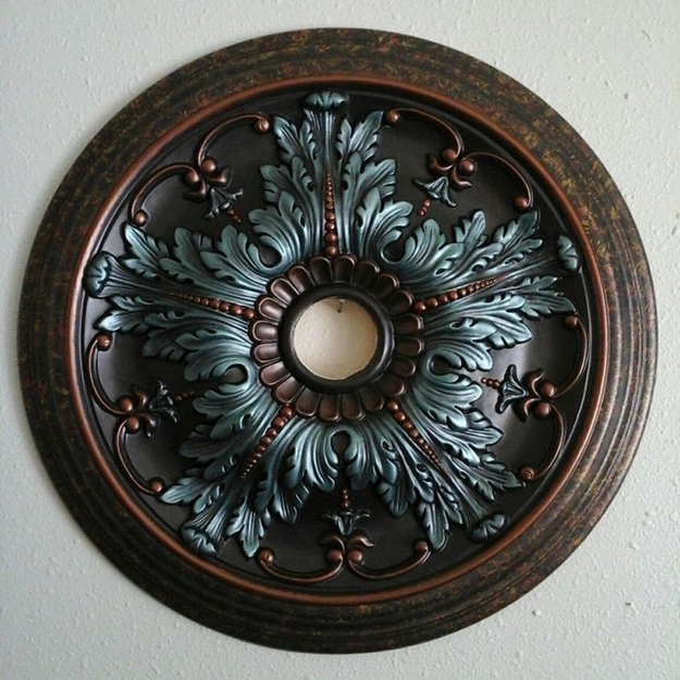 colorful medallions wall ceiling designs