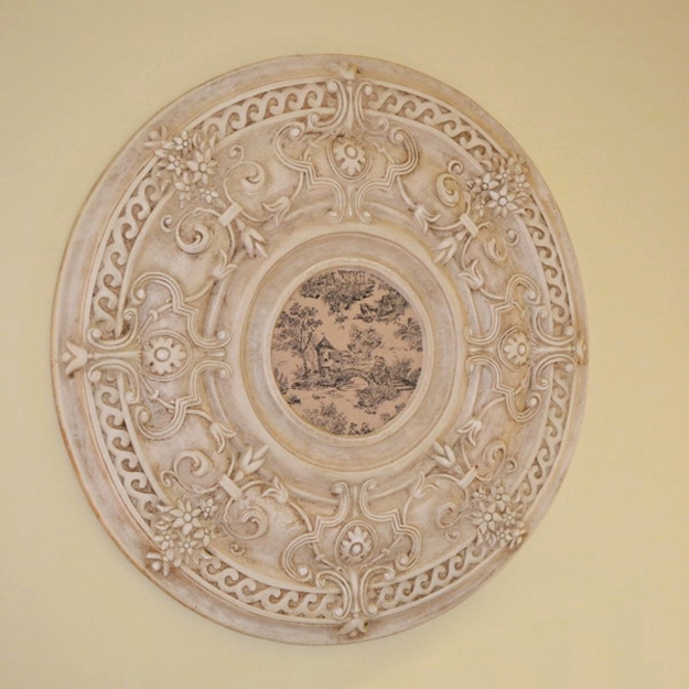 colorful medallions wall ceiling designs