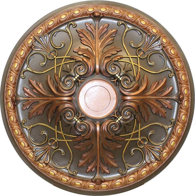 colorful medallions wall ceiling designs