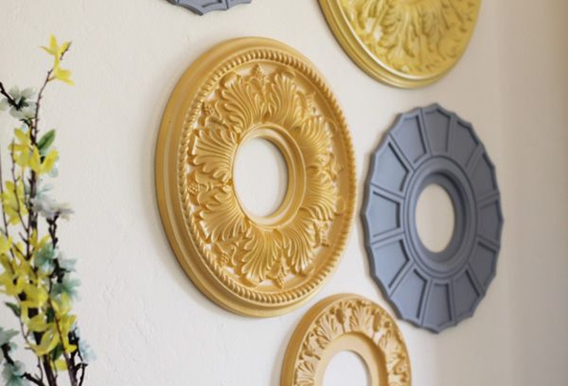 colorful medallions wall ceiling designs