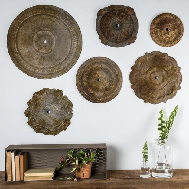 colorful medallions wall ceiling designs