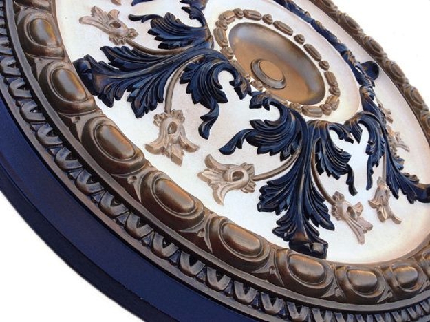 colorful medallions wall ceiling designs