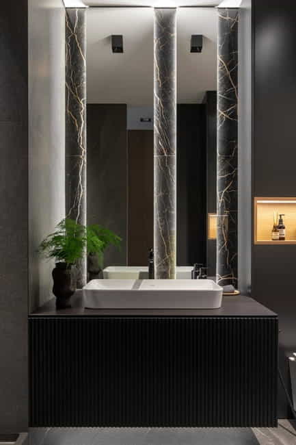 ergonomic bathroom design storage solutions