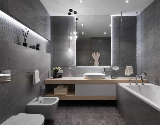 space saving ideas bathroom furniture placement