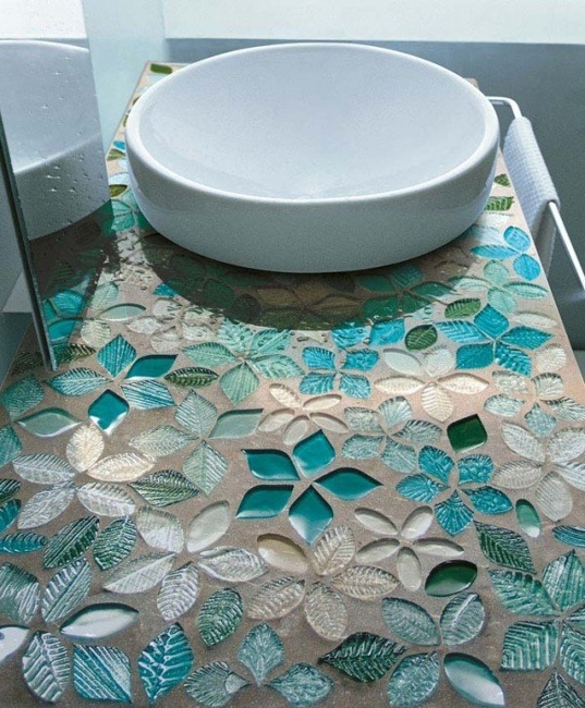 glass tiles modern bathroom design remodeling ideas