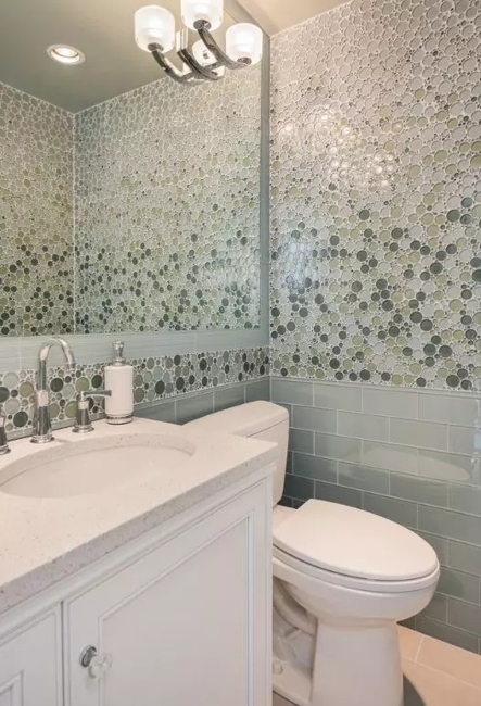 glass tiles modern bathroom design remodeling ideas