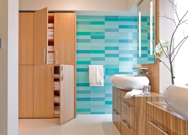 glass tiles modern bathroom design remodeling ideas