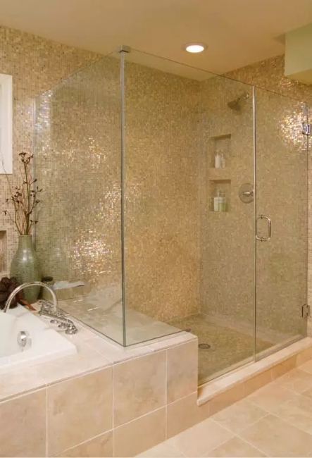 glass tiles modern bathroom design remodeling ideas