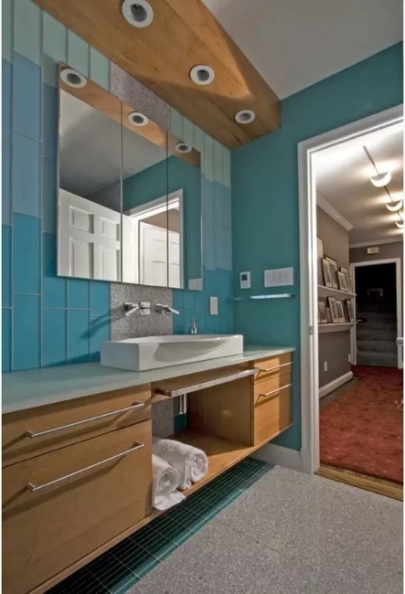 glass tiles modern bathroom design remodeling ideas