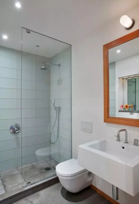 glass tiles modern bathroom design remodeling ideas