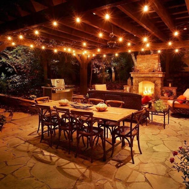 modern grilling areas backyard ideas