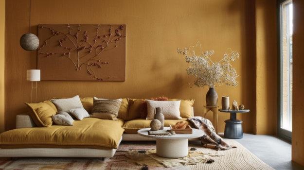 warm yellow brown color scheme