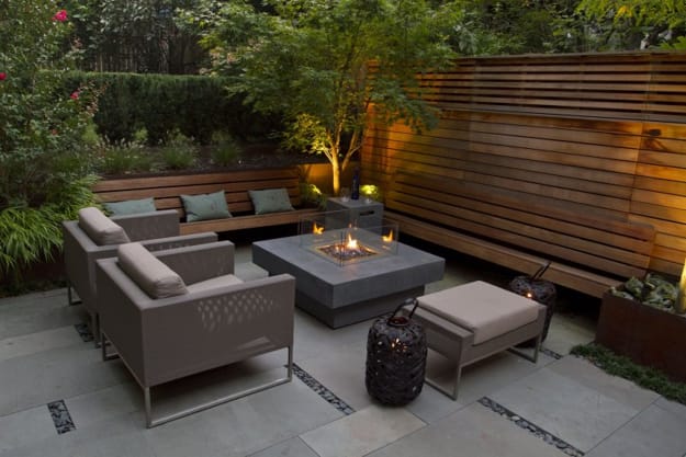 outdoor seating area backyard ideas