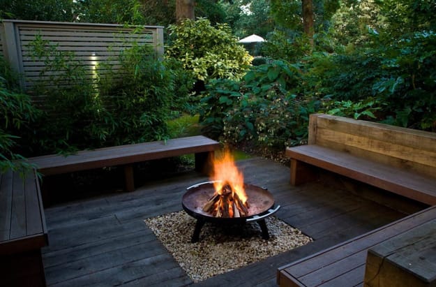 outdoor seating area backyard ideas