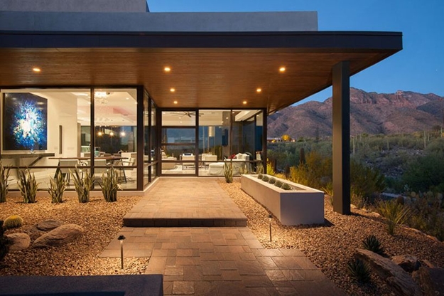 contemporary homes outdoor spaces landscaping ideas