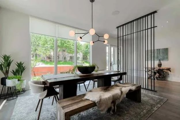 farmhouse modern dining room design