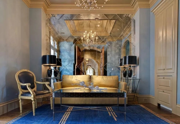 mirrored wall design