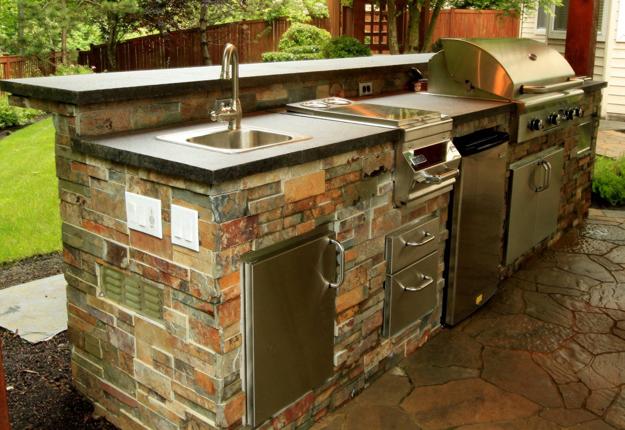 summer kitchens backyard designs