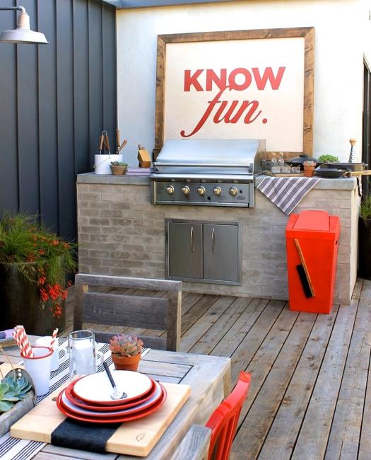 summer kitchen fun backyard ideas