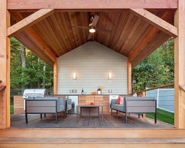 summer kitchens backyard designs